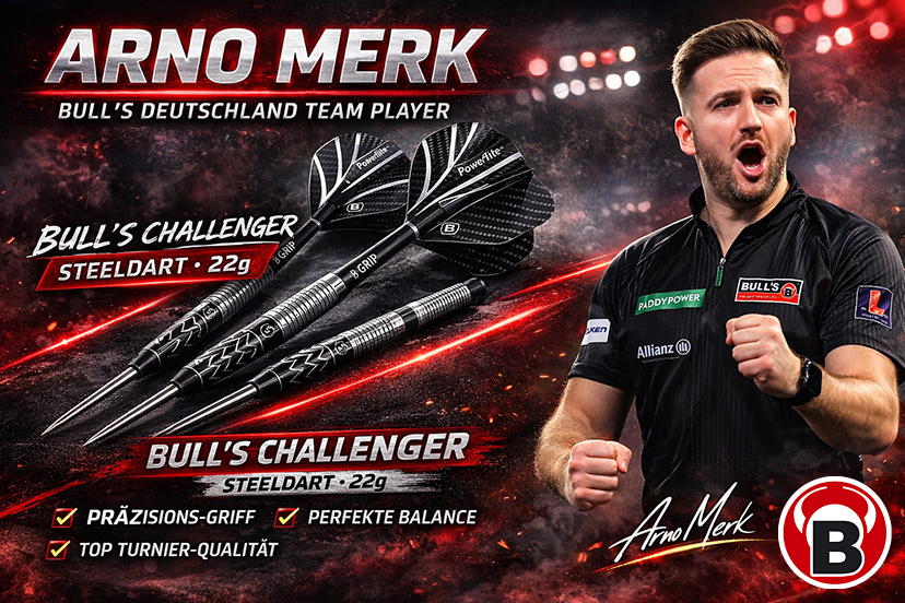 Dart Spieler Arno Merk Bulls Team Player