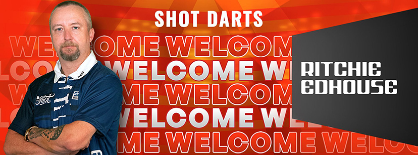 Dart Spieler Shot Darts